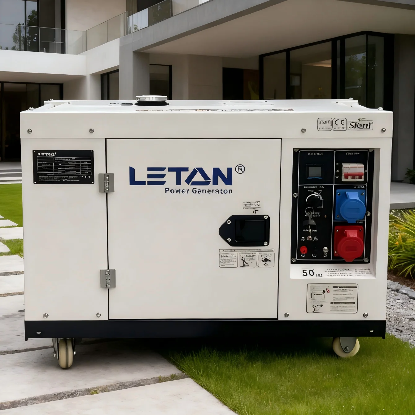 

Soundproof Diesel Generator, 220v/380v 60hz 3phase, Standby Electric Power Plant 10kw 10 Kw, 110V-480V