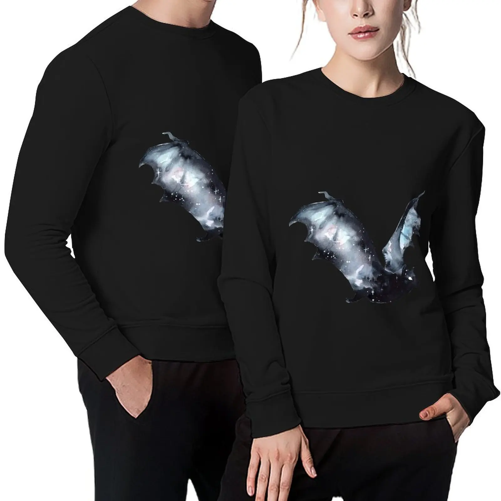 

Galaxy Bat Pullover aesthetic clothing men's clothing autumn clothes men's winter sweater men's sweatshirt