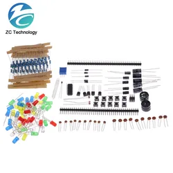 New Electronics Components Basic Starter Kit for Arduino UNO MEGA2560 Raspberry Pi with LED Buzzer Capacitor Resistor