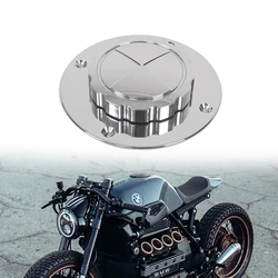 For BMW K100 Cafe Racer Motorcycle Alumnium Petrol Fuel Cap With Gear Retro Fuel Tank Cover Cap MOTO4U New Tank Cover