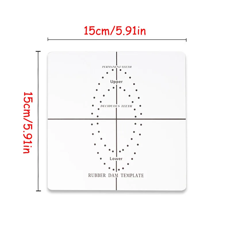 1/3/10Pcs Dental Rubber Dam Punch Hole Positioning Board Punch Hole Dental Lab Instrument Dentistry Accessory Tools