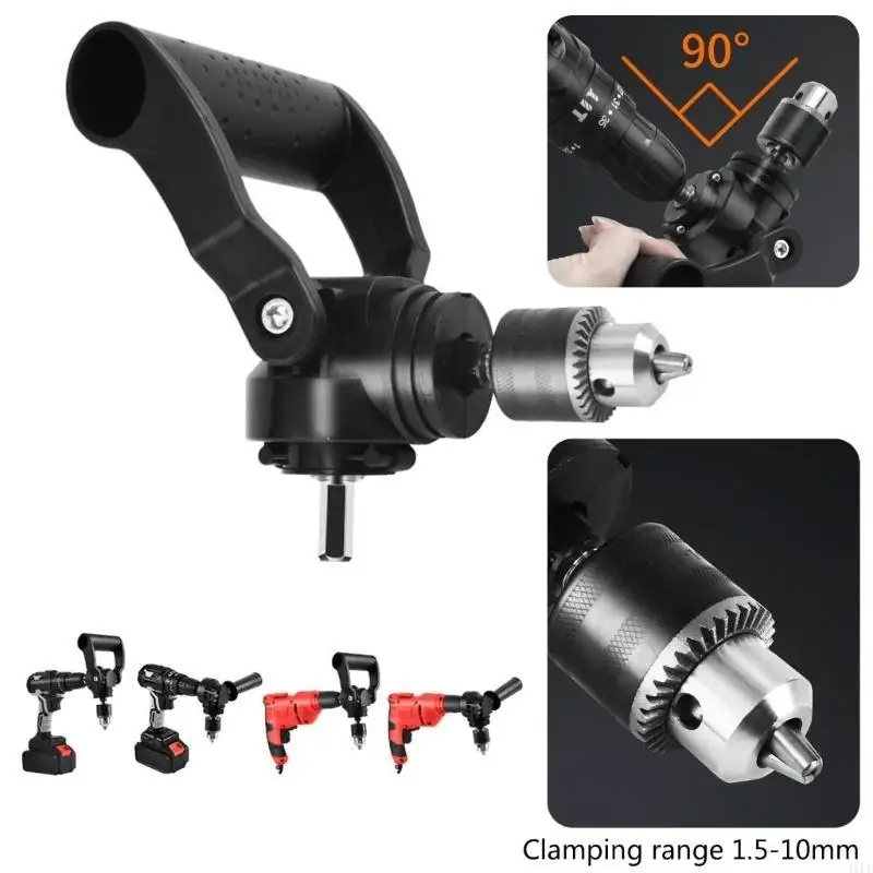 

4xfd Правый угловой нагрузка на 90 -градусную буровую патрон с ручкой.