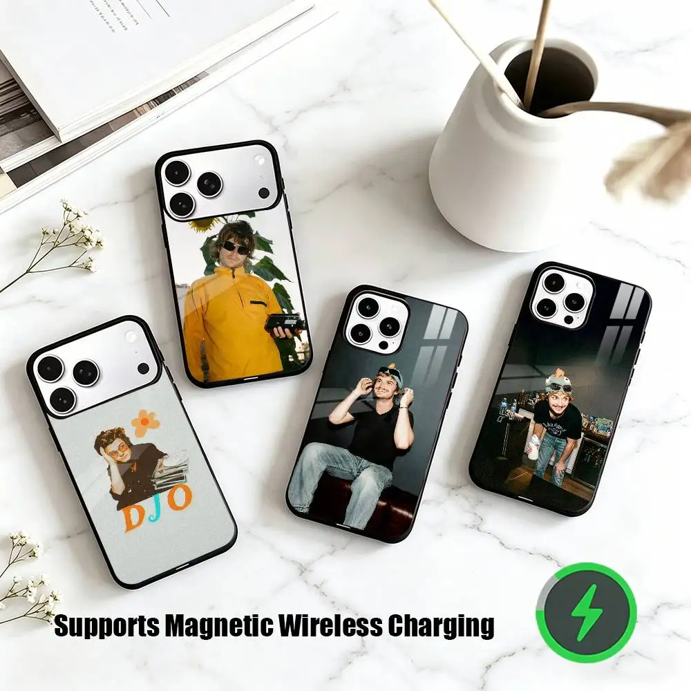 

D-Djo Indie Music Artist Phone Case For iPhone17,16,15,14,13,12,11 Plus,Pro Supports Magnetic Wireless Charging