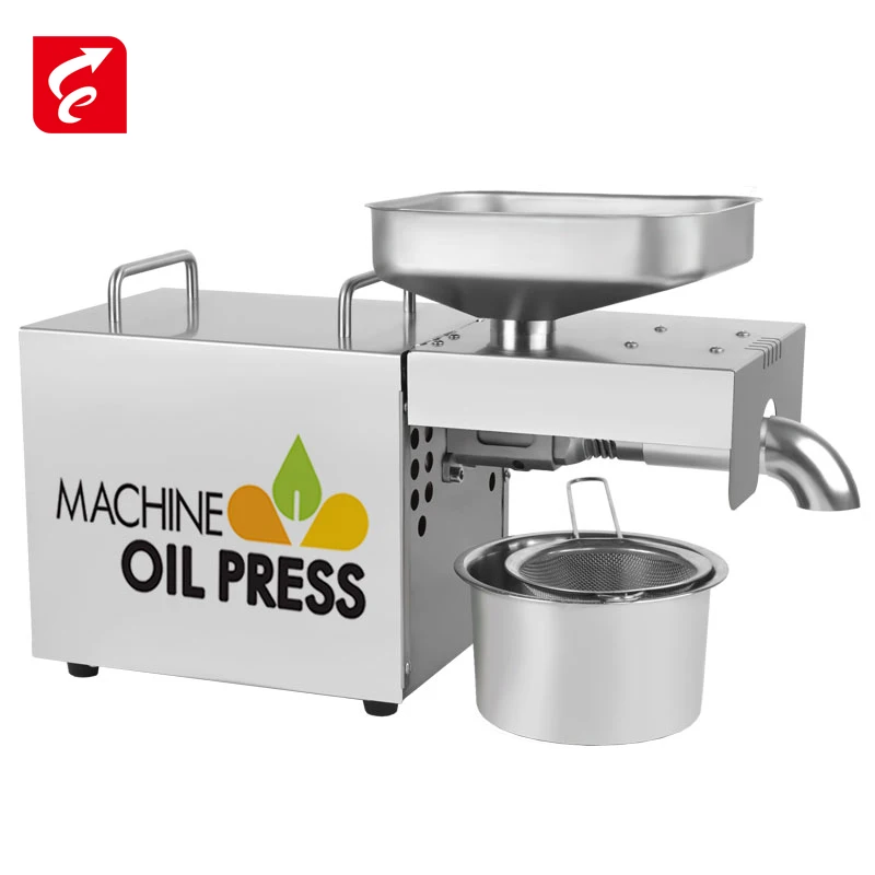 LBT02 Oil Press Machine Stainless Steel Oil Maker Cold Mini Oil Extractor for Avocado Castor Coconut Flax Peanut Sunflower