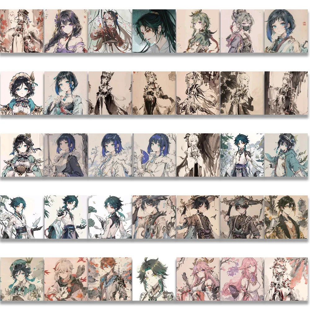 Dark Artistic Ink Stickers Pack of 62 - Waterproof Matte Vinyl Labels for Bullet Journal Notebook Decor with Permanent Adhesive