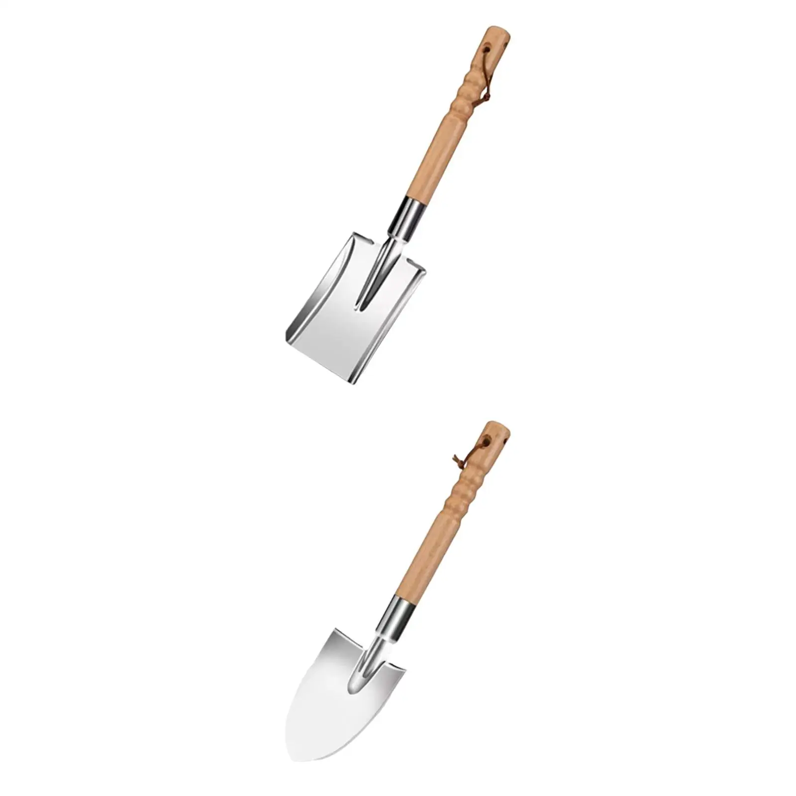 Garden Shovel Stainless Steel Portable Lightweight Garden Tool Multifunctional Hand Shovel for Farm Outdoor Yard Digging Camping