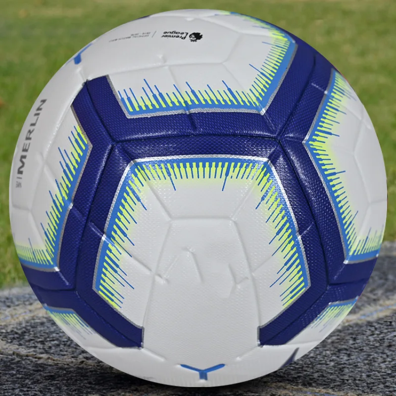 Balón de fútbol de PU térmico sin costuras para adultos, pelota de entrenamiento para interiores y exteriores, antideslizante, tamaño oficial 5