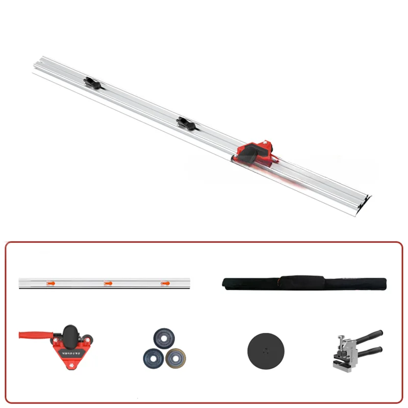 For 150CM Ceramic Tile Cutting Tool Glass Tile Push Knife + Opener Ceramic Vacuum Suction Cup Manual floor Tile Push Knife Ruler