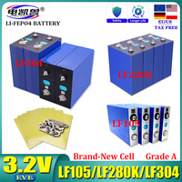 3.2V 280K 105Ah 304Ah EV-E Lifepo4 Battery  Cells Deep Cycles DIY 12V 24V 48V Household RV EV solar energy Grade A Battery Pack