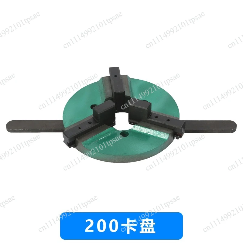 D200 automatic centering three jaw manual chuck welding locator turntable accessories center hole 80mm clamping range