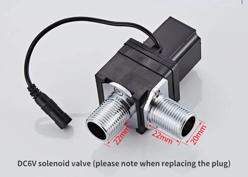 Urinal Sensor Accessories Induction Faucet Solenoid Valve Urinal Pool Induction Solenoid Valve 6V Sensor Accessories