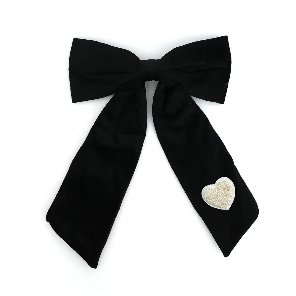 A29 New winter velvett bow elegant headband fashion children hairband hair accessories baby clip OEM