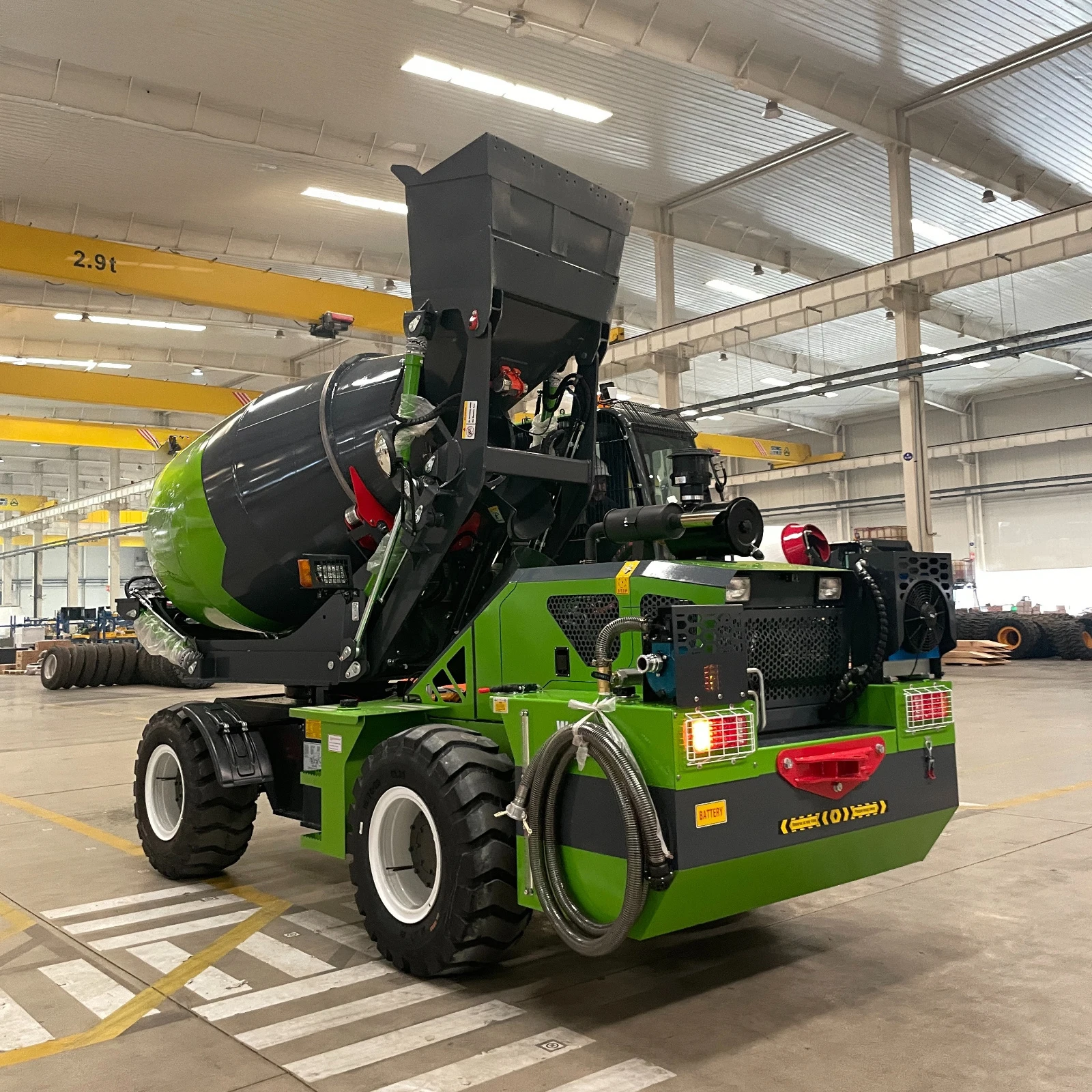1 To 6.5m³ Mobile Self Loading - Concrete Mixer Machine ulasan dan harga