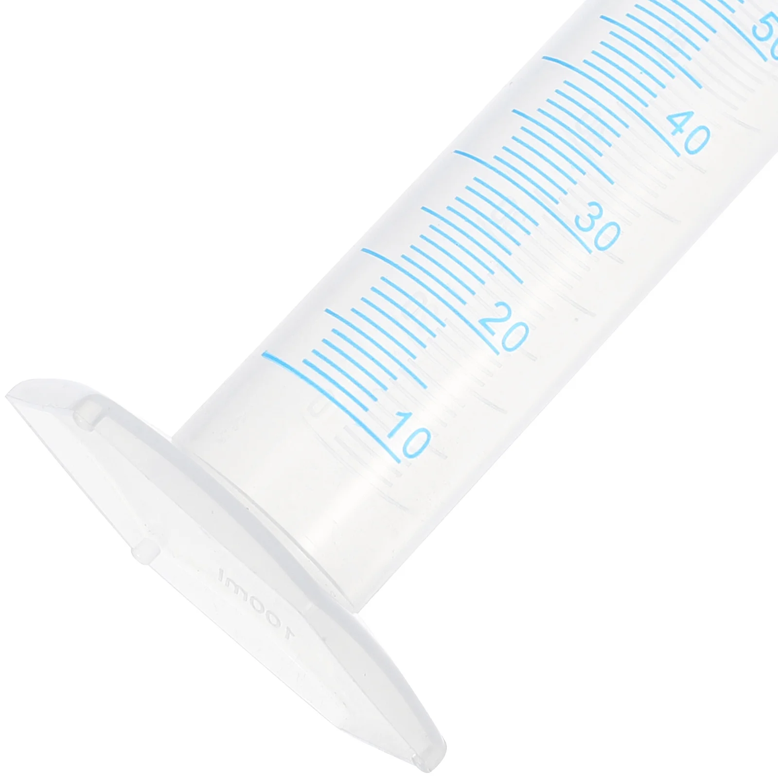 

100Ml Transparent Plastic Graduated Cylinder Lab Measuring Tool Food Safe Polypropylene No Concave Meniscus Roll Resistant Heavy