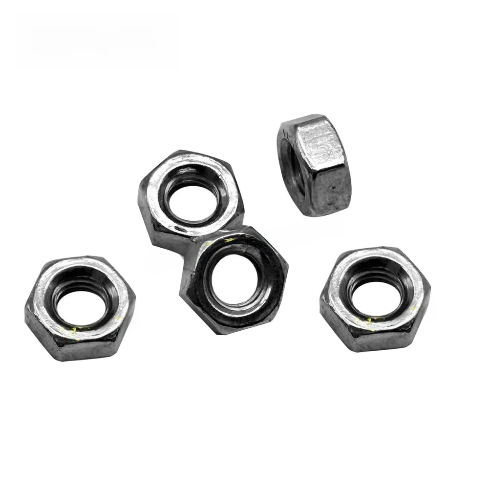 Right Hand Thread 6MM Size Rotor Nut Dual-metal Construction Lightweight Design Secure Fastening Reliable Grip