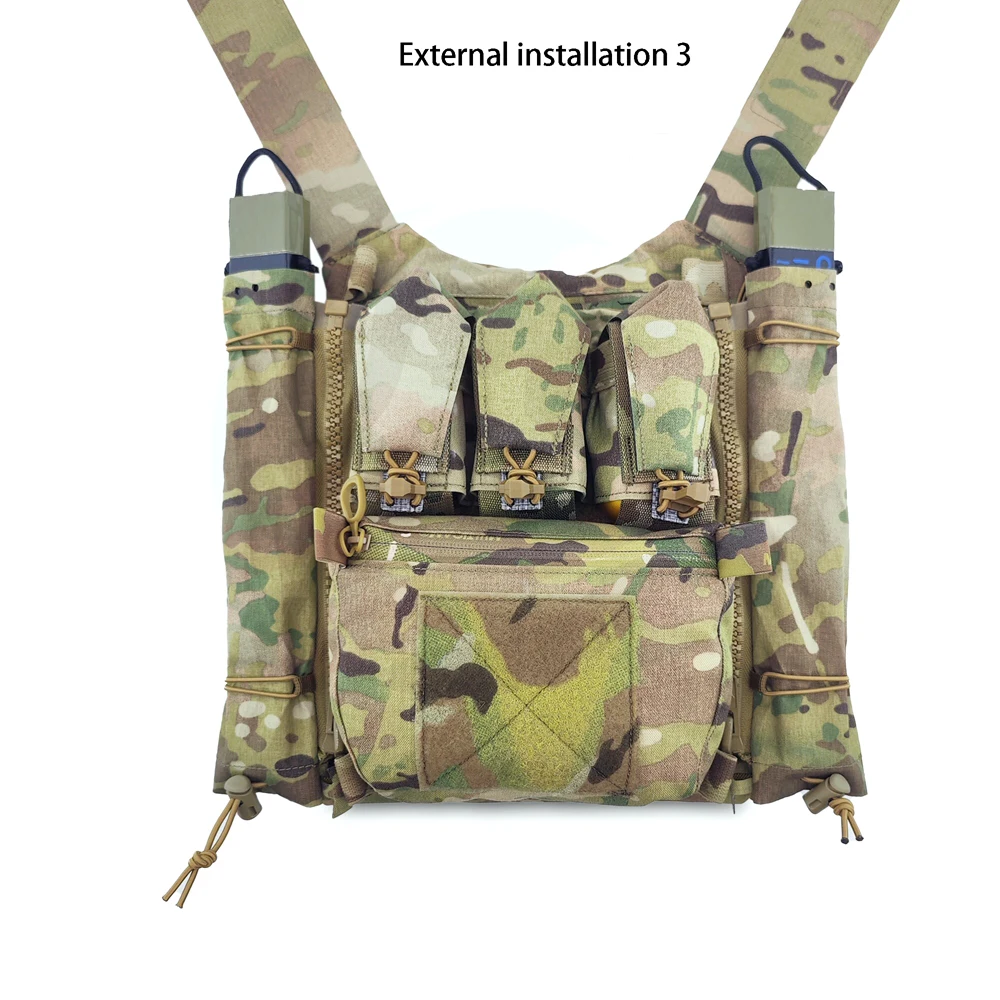 1 Pair Outdoor Tactical Backpack Backboard with Holes Quilted C4 Long Tool Kit
