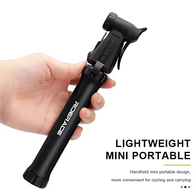Tragbare 2-Wege-Handfahrradpumpe, Mini-Fahrradreifenfüller für Schrader- und Presta-Ventile, leichte Luftpumpe für MTB Mountain Road – Detail 11