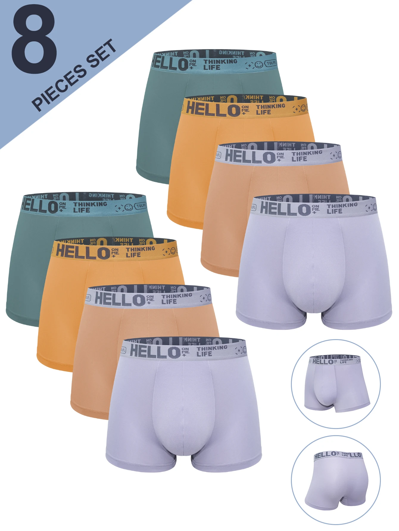 8 Buah Celana Dalam Boxer Pria Celana Dalam Huruf Celana Dalam Seksi Celana Dalam Nyaman Bersirkulasi Lembut Celana Boxer Ukuran Besar