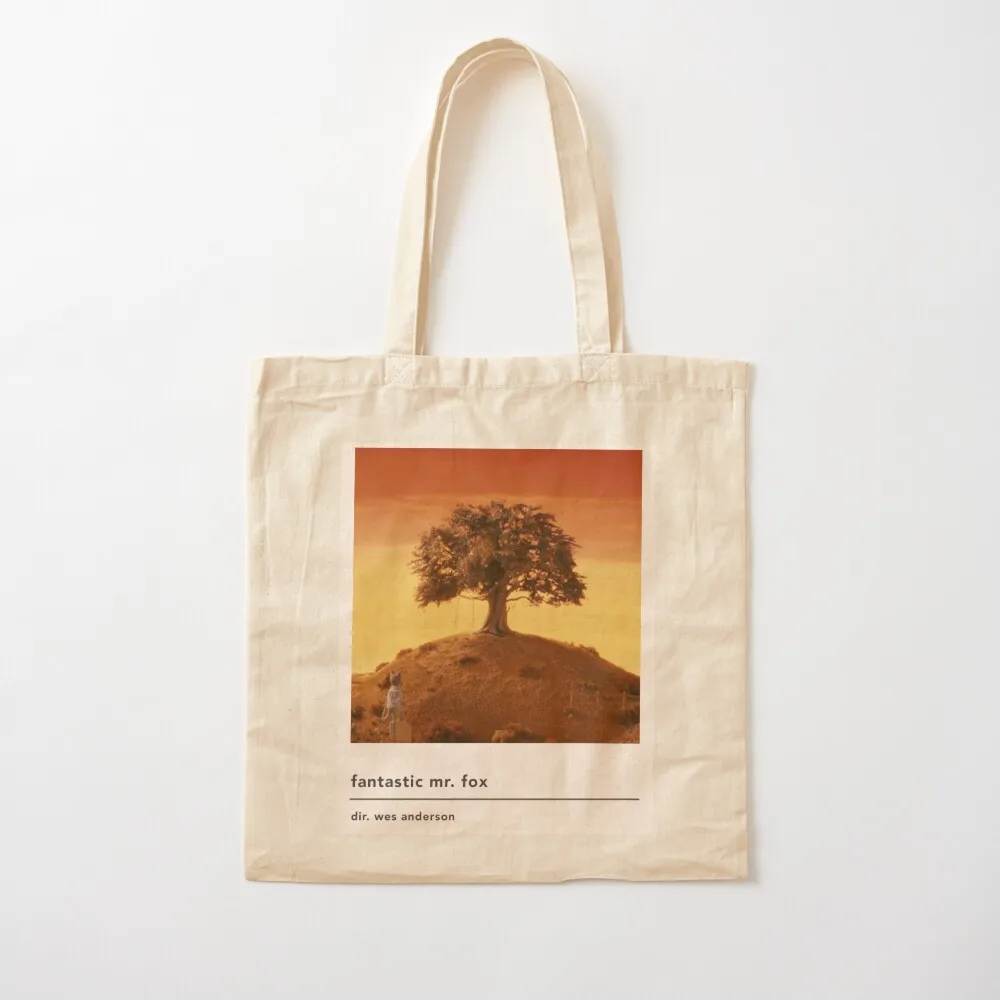 minimalist fantastic mr fox movie poster Tote Bag Woman shopper bag tote bag screen Canvas Tote