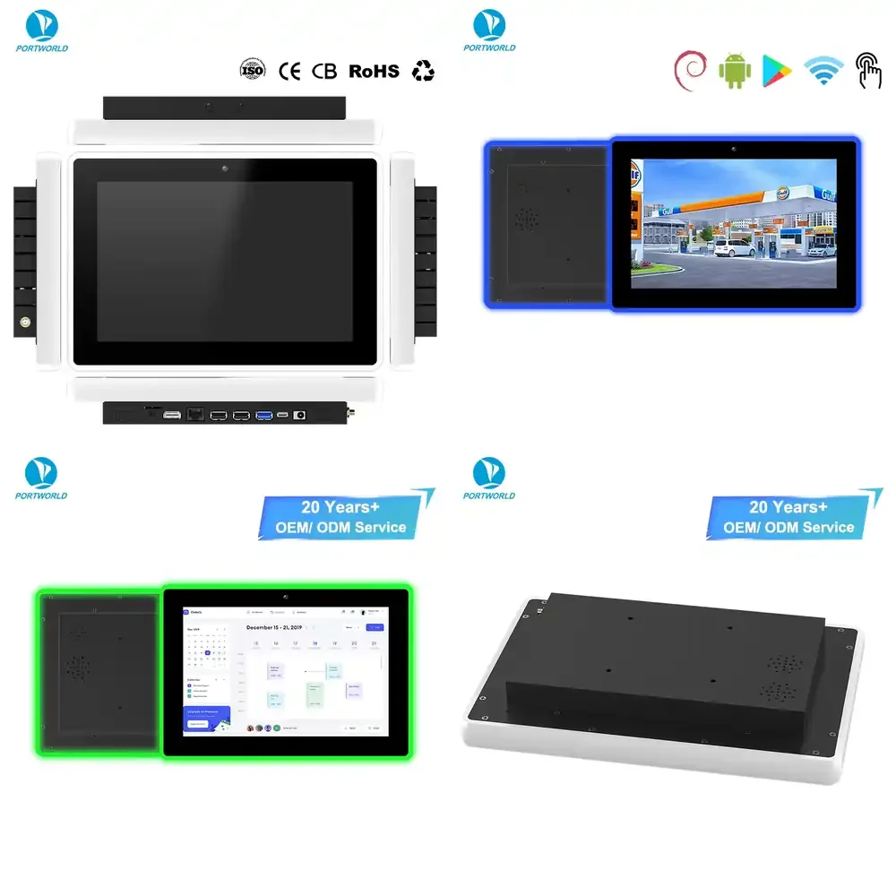 

Планшет для бронирования офисных помещений 10 дюймов, с креплением VESA, Android, RJ45, POE, с RGB LED подсветкой