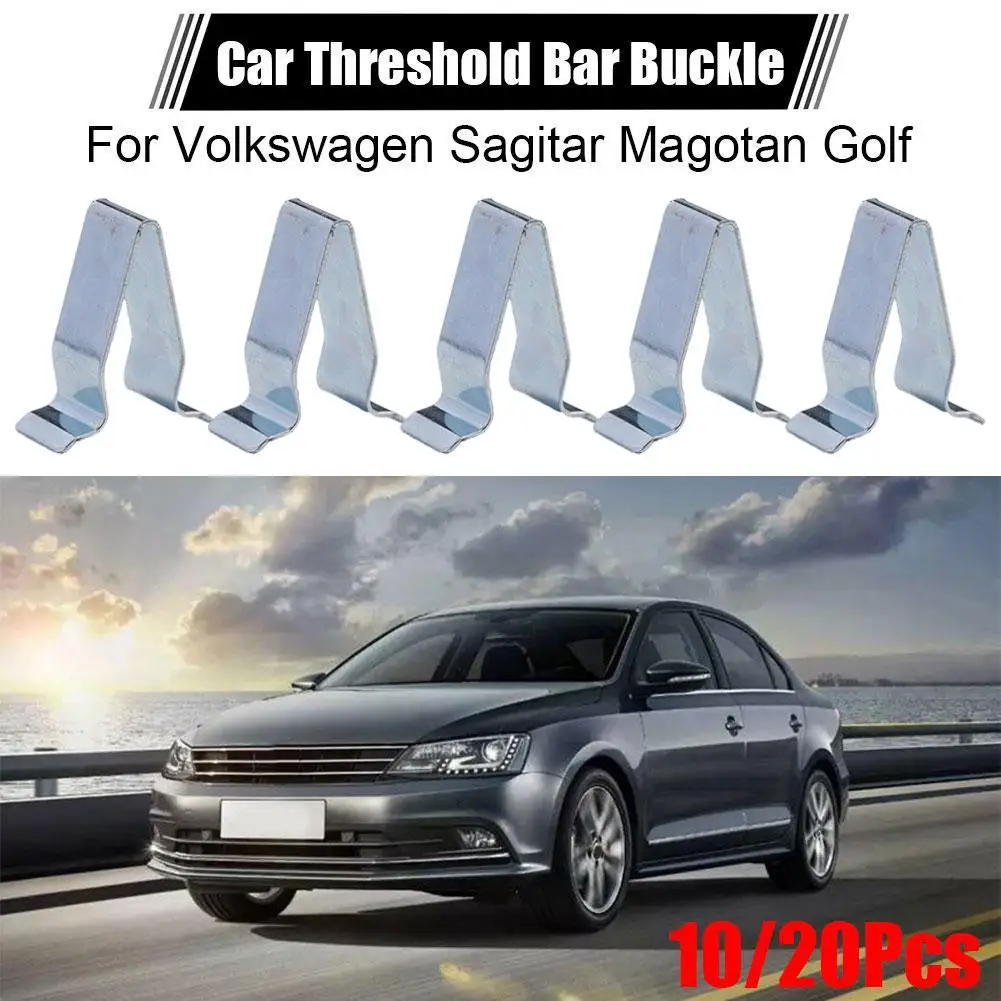 10/20 Stück Autotürleisten-Metallbefestigungsclips für VW Seat Audi A3 A4 A6 Kofferraum-Heckklappen-Halterung Metallclips – Detail 11