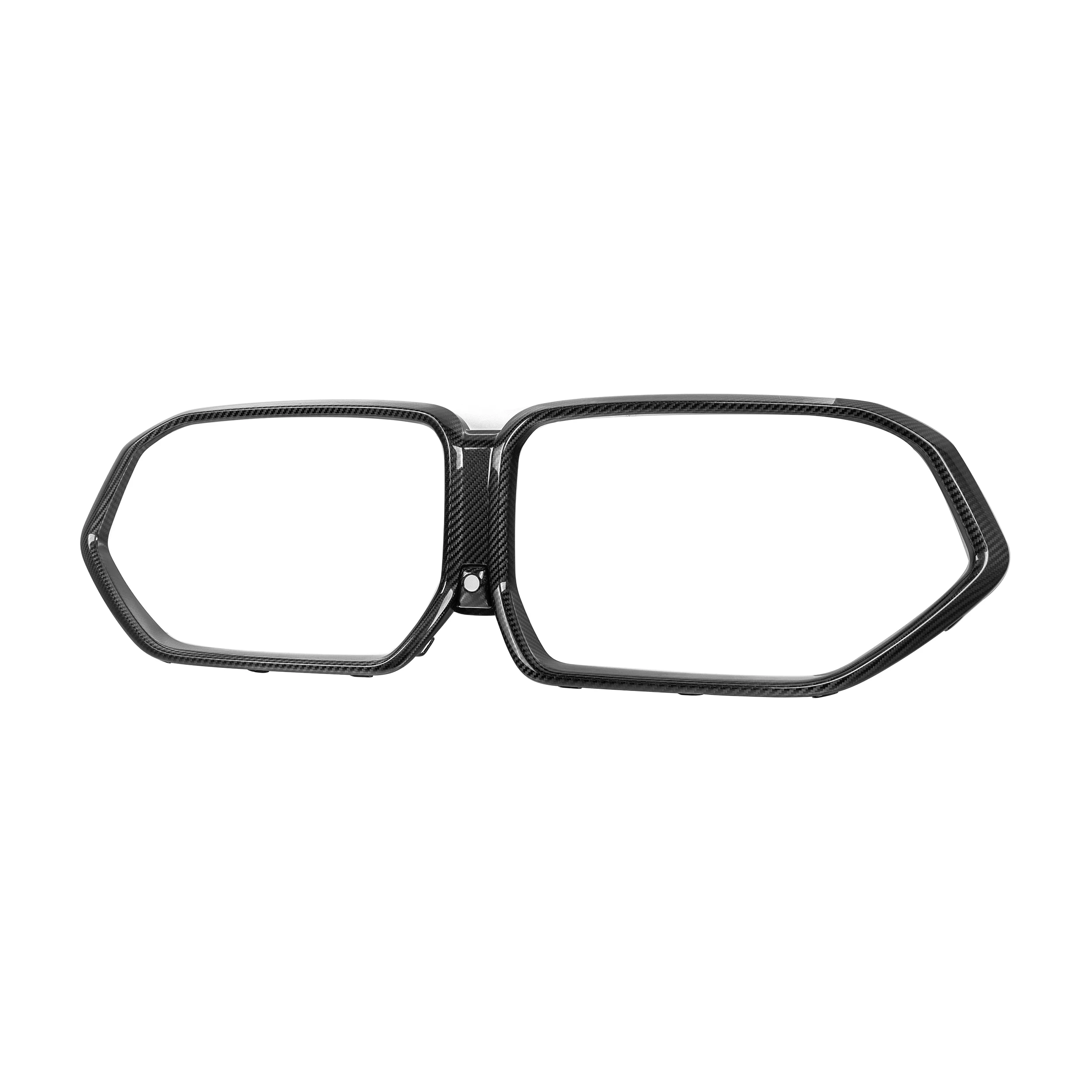 Высококачественная сменная рамка передней решетки из сухого углеродного волокна для X5M F95 LCI X6M F96 LCI 2024 + рамка решетки бампера