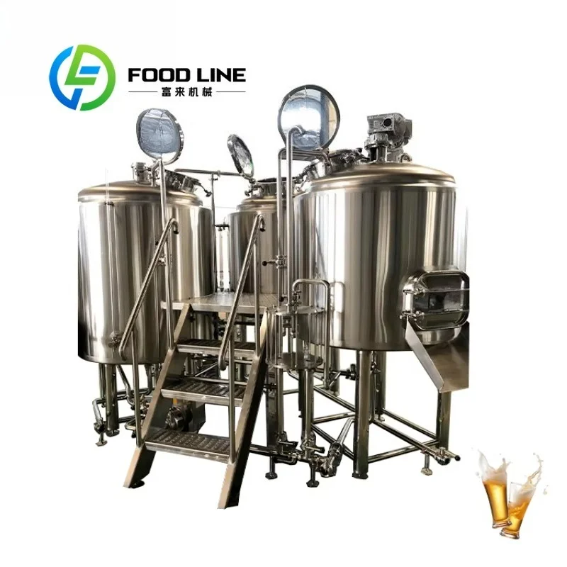 Multi Function Beer Brewing Line Suitable For Craft Beer Lager Ale Stout And Various Beer Types Production