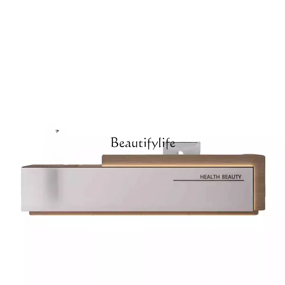 

*Simple Modern Beauty Salon Cashier Counter Company Structure Lacquered Hotel Lobby Counter