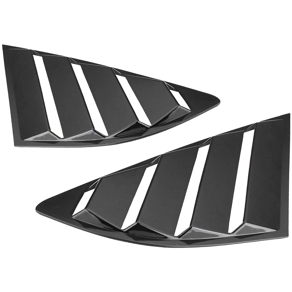 

1 Pair Glossy Black Side Window Louvers Sun Shade Cover for Ford Fusion Mondeo