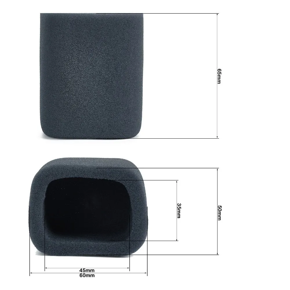 1pcs Replacement Mic Windscreen Cover Sponge Windproof Pop Filter Cover Noise Reduction Microphone Muff for FIFINE AmpliGame AM8