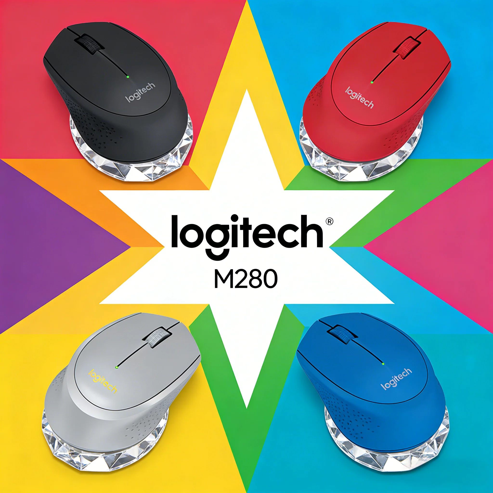 

M280/M330 Silent Wireless Mouse USB Receiver Plug and Play