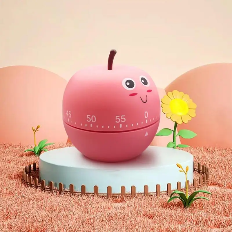 Kitchen Timer 60 Minute Wind Up Rotating Countdown Egg Reminder No Batteries Durable Countdown Products For Classroom Home