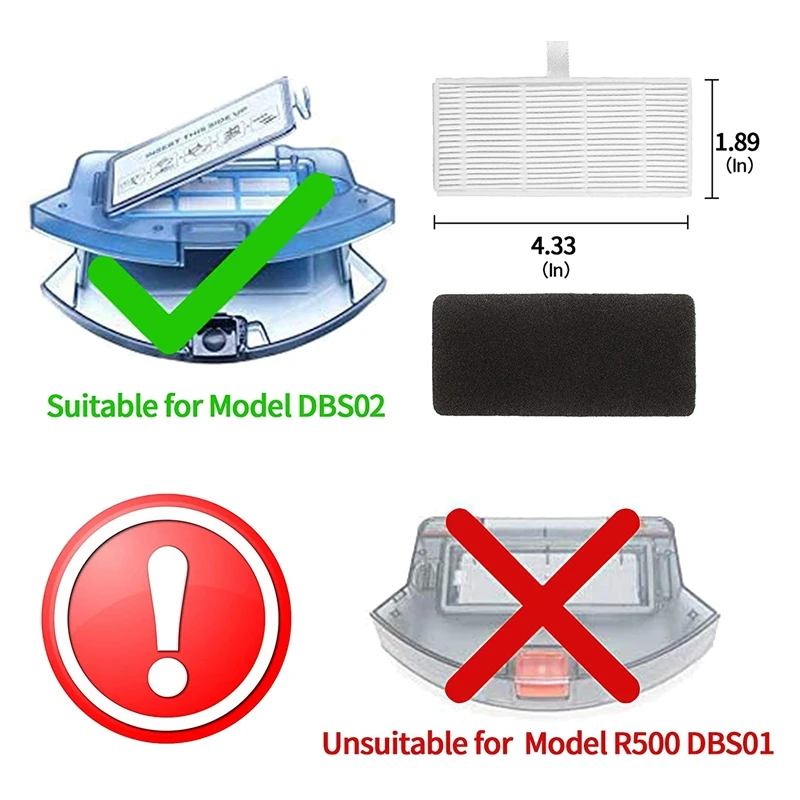 Replacement Parts Kit Roller Brush HEPA Filters For Coredy R3500 R3500S R550 R650 R600 R700 Robot Vacuum Accessories