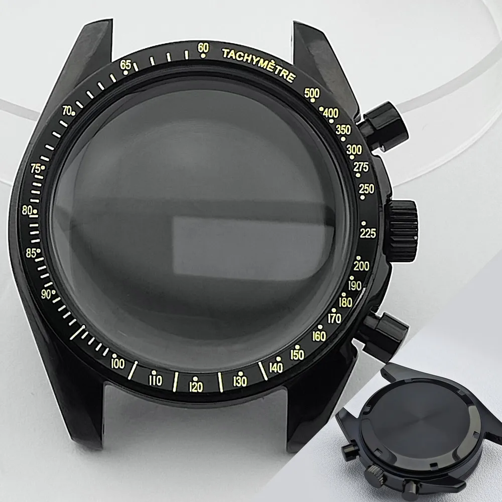39,7 mm Herrenuhren, Metallgehäuse, passend für VK63-Uhrwerk, Gehäuseband, Zifferblatt, Zeiger, komplettes Set mit Zubehörteilen, Uhrenbox – Detail 14