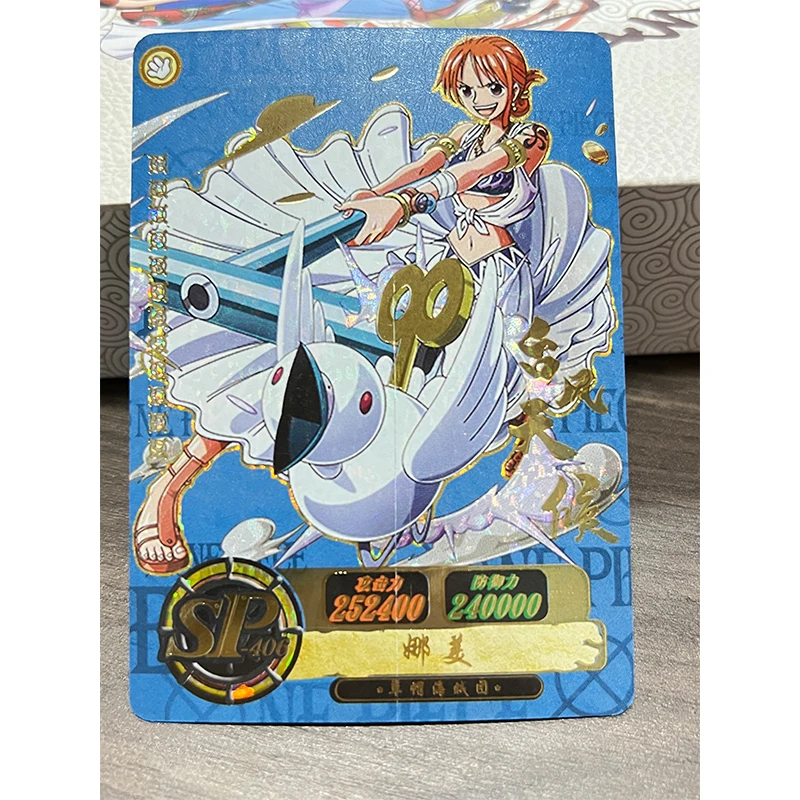 Anime One Piece Boa Hancock Monkey D rufy Nami Nefertari D Vivi Tashigi Ssp Sp carte da collezione giocattoli regali di compleanno di natale