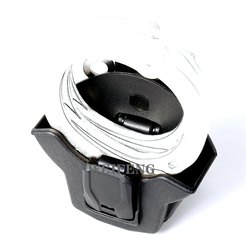 Funda tactica MOLLE PA66 para esposas y grilletes con tapa abierta - imagen 2