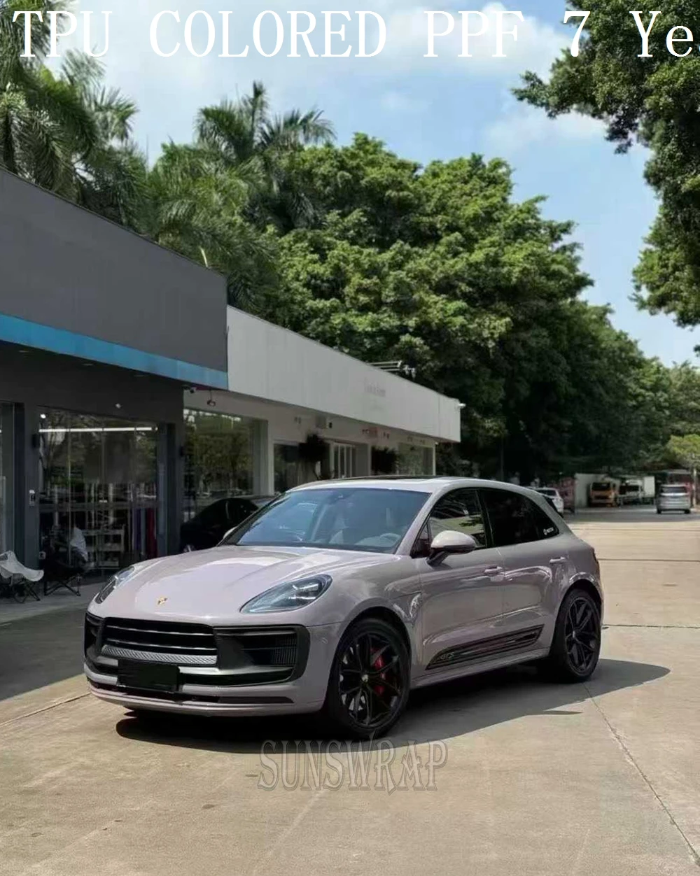 

5x52ft/roll TPU PPF Crystal Pigeon Grey Protective Film - Effortless Wet Application, Multi-Surface for Yacht, Drone, Luxury Car