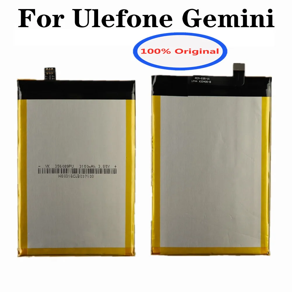 High Quality Original Battery For Ulefone Gemini Pro / Gemini T1 3150mAh Phone Replacement Battery In Stock + Tracking Number