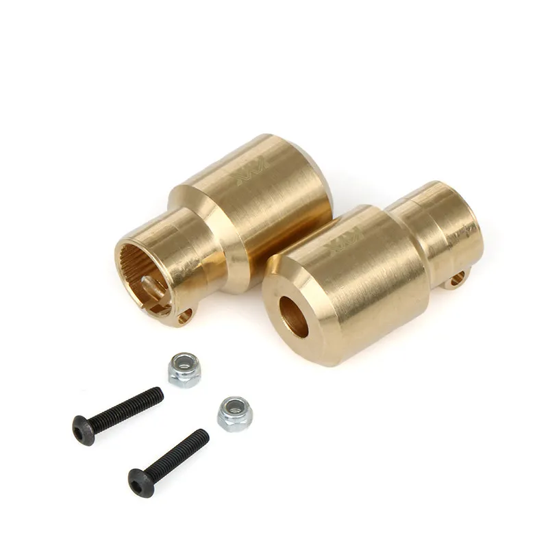 KYX simulation model car Axial scx10ii90046 90047 rear axle metal tail cup copper counterweight bridge cup