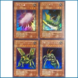 4PC/Set Eevee Mew Game Battle Boy Toys Collectible Cards Christmas Birthday Presents Anime Yu-Gi-Oh DIY ACG Pikachu