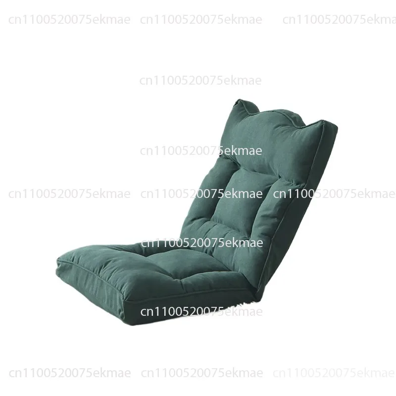 Foldable Floor Lounge Chair High Back Chair for Bay Window/Bedroom Removable Washable Tatami Seat Versatile Ottoman