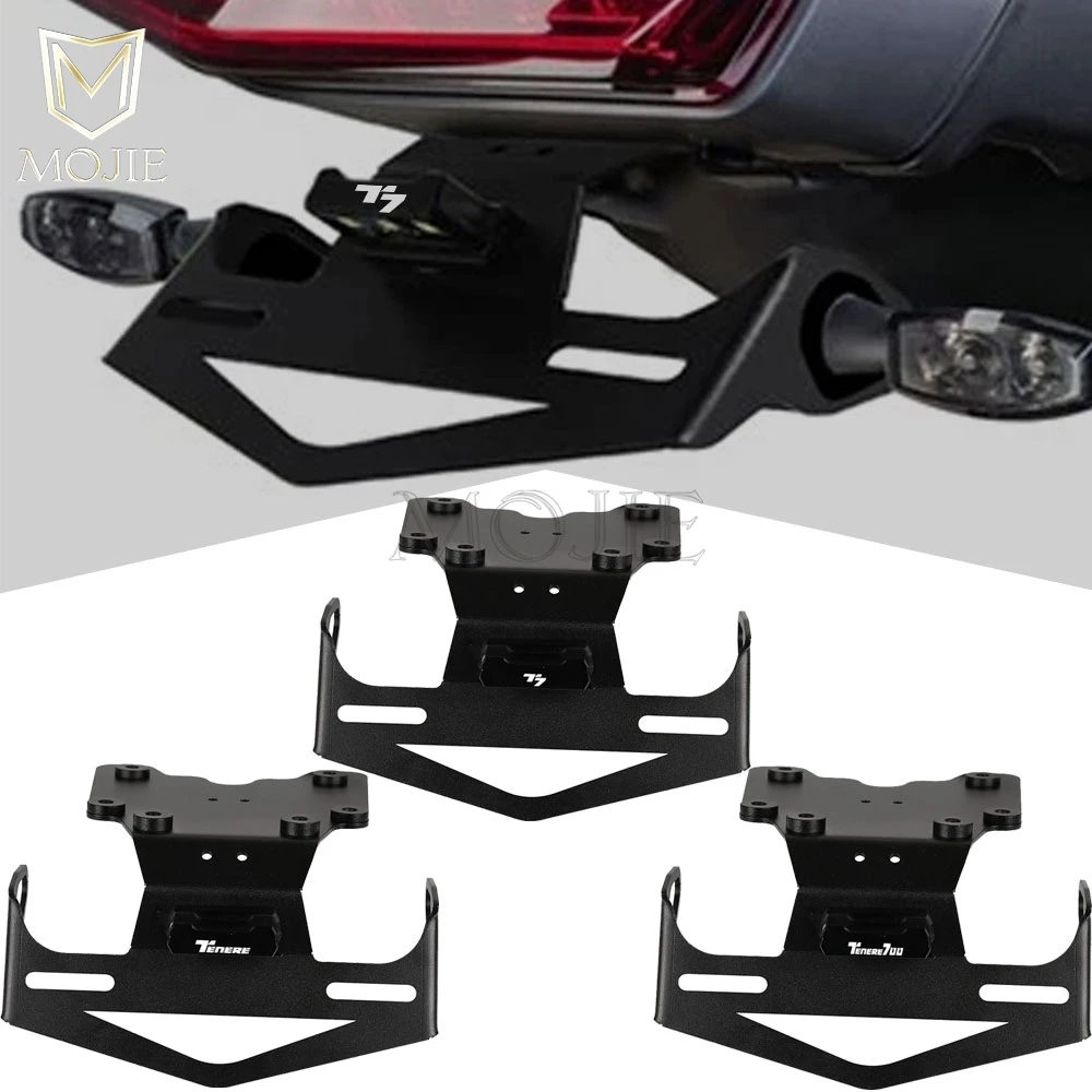 

License Plate Holder LED Light Fender For Yamaha T7 Tenere 700 Rally TENERE700 XTZ700/XT700Z/TX690Z/XTZ690 Tenere 2019 2020 2021
