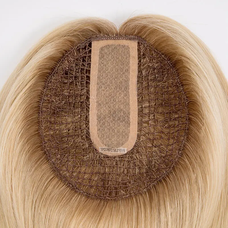 Silk Top And PE Line Integration Women Topper Virgin Human Hair Toppers For Women 100% Chinese Cuticle Wigs Hairpieces For Woman