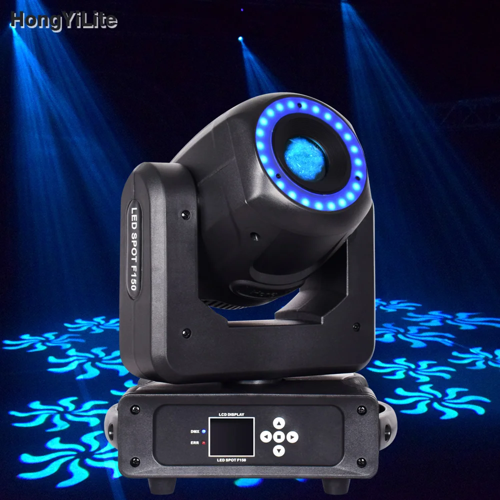 

HongYiLite Led 150W Moving Head Light DMX Prism Gobos Stage Light For Clubs KTV and Other Entertainment Venues Christmas DJ