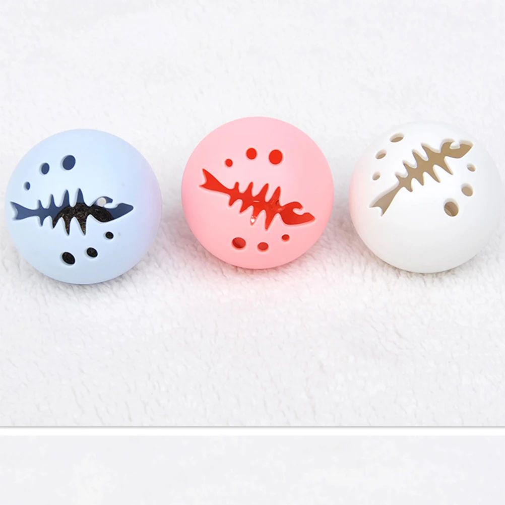 

3 Pcs Glowing Cat Toys Bright Colors Funny Pet Playing Catnip Flashing Bell Kitten Teaser Avoid Scratching Furniture