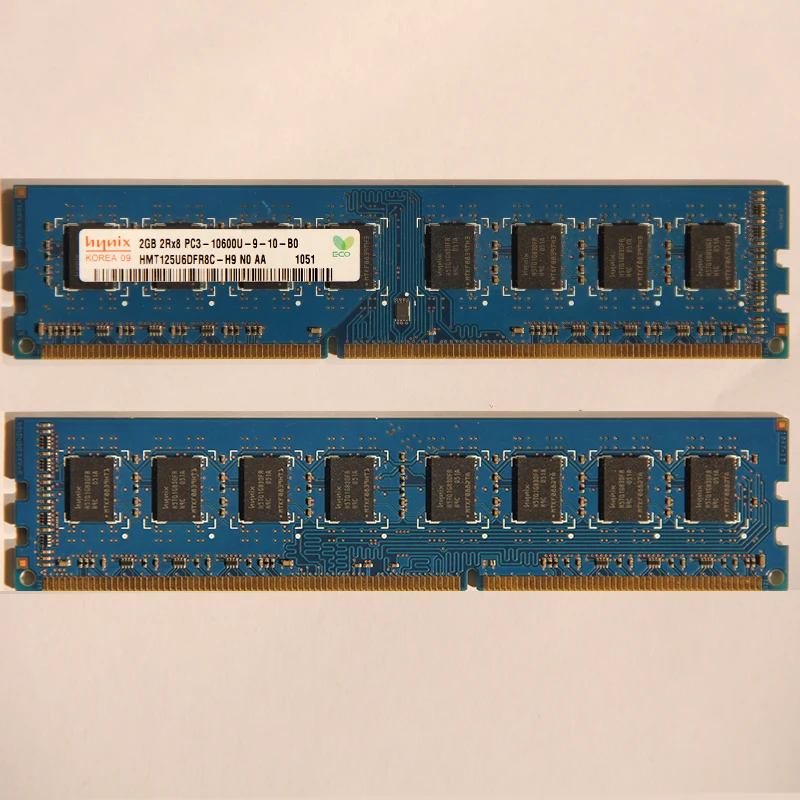 하이닉스 ddr3 데스크탑 ram 2gb 1333mhz 컴퓨터 메모리 DDR3 2GB 2Rx8 PC3-10600U-9-11-B1