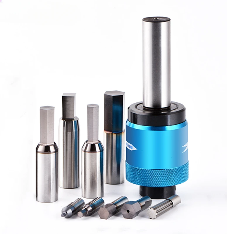 

Rotary Punching Tool Rotary Punch Inner Hexagon Socket Square Spline Internal CNC Punching Tool for Lathe CNC Drilling Machine