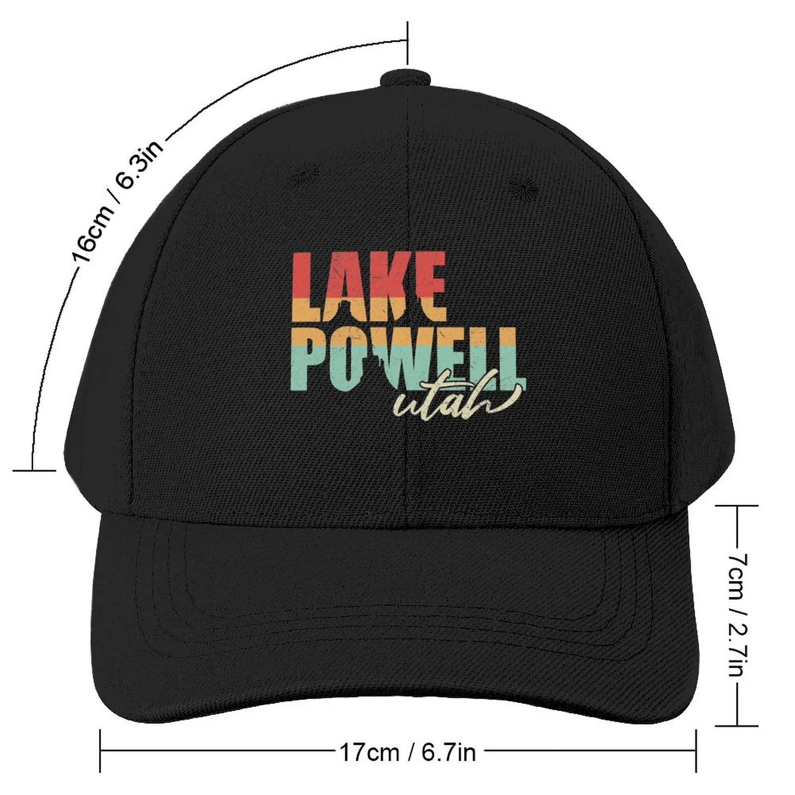 Lake Powell Baseball Cap Kids Hat Custom Cap Beach Outing Luxury Hat Mens Women's