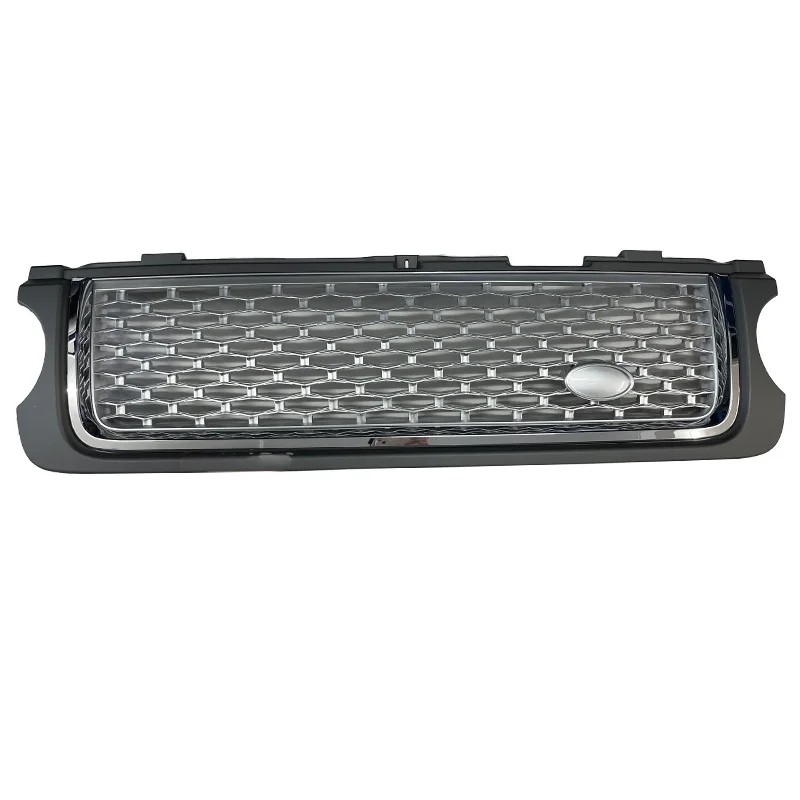 Racing Grills For 2010 Range Rover Executive L322 5.0 Supercharged Front Bumper Grille Grill Gray Edges - view 2