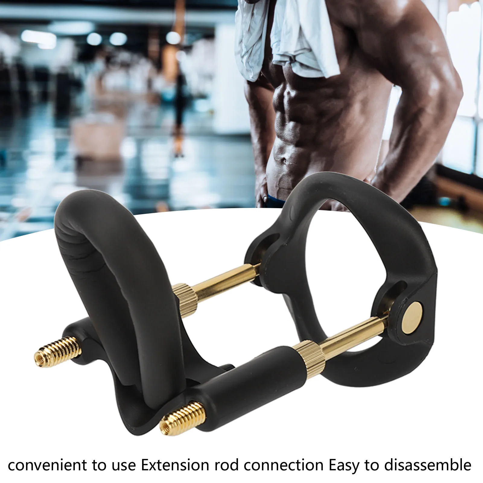 Massage Male Bracket Kit Stretching Effective Adjustable Men  Support Stretcher Black Gold  Traction Device